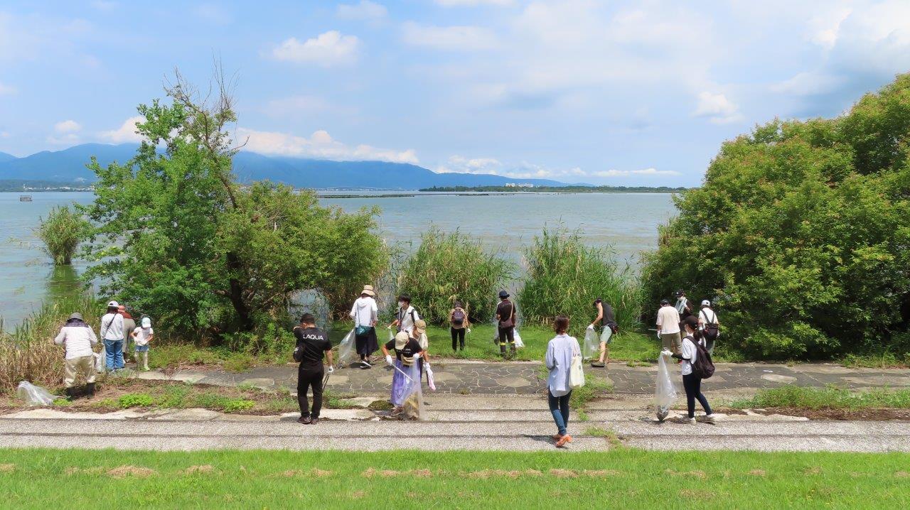 「第３回びわ湖まるっと親子セミナー～びわ湖のプラごみクリーン活動～」を実施しました。