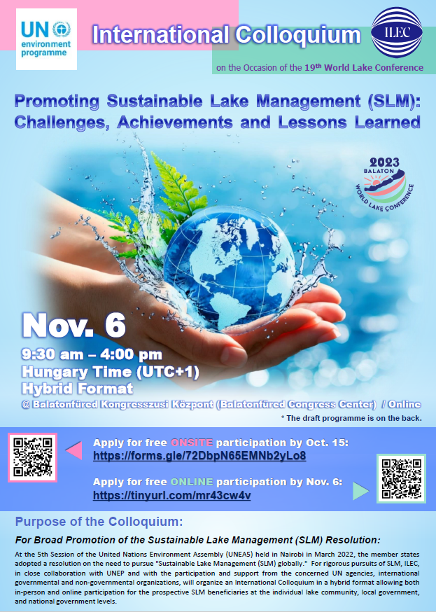 International Colloquium as a Side Event of WLC19!